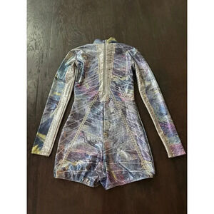 Alexandra Collection Metallic Foil Galaxy Princess‎ Dance Costume b42